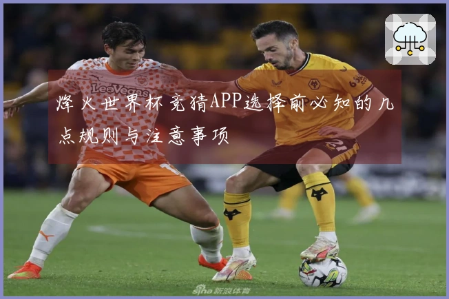 烽火世界杯竞猜APP选择前必知的几点规则与注意事项